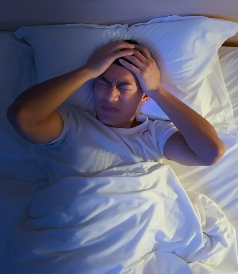 man experiencing headaches in Los Angeles CA